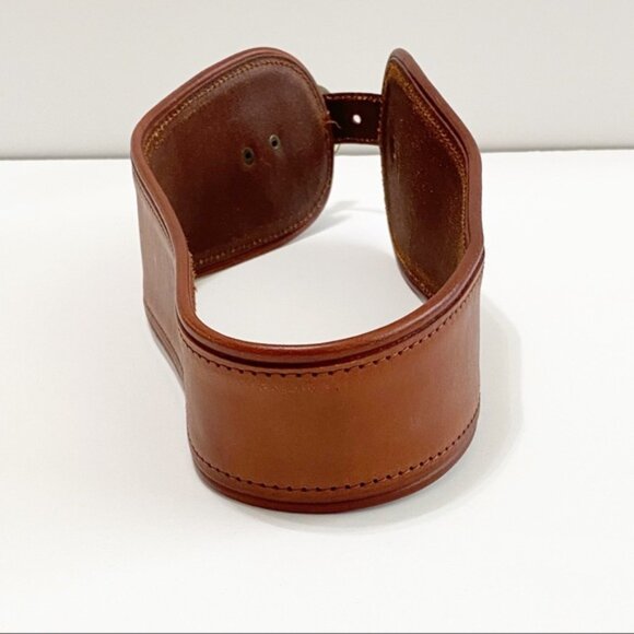 J CREW brown genuine leather belt. Size Small. - Picture 7 of 12